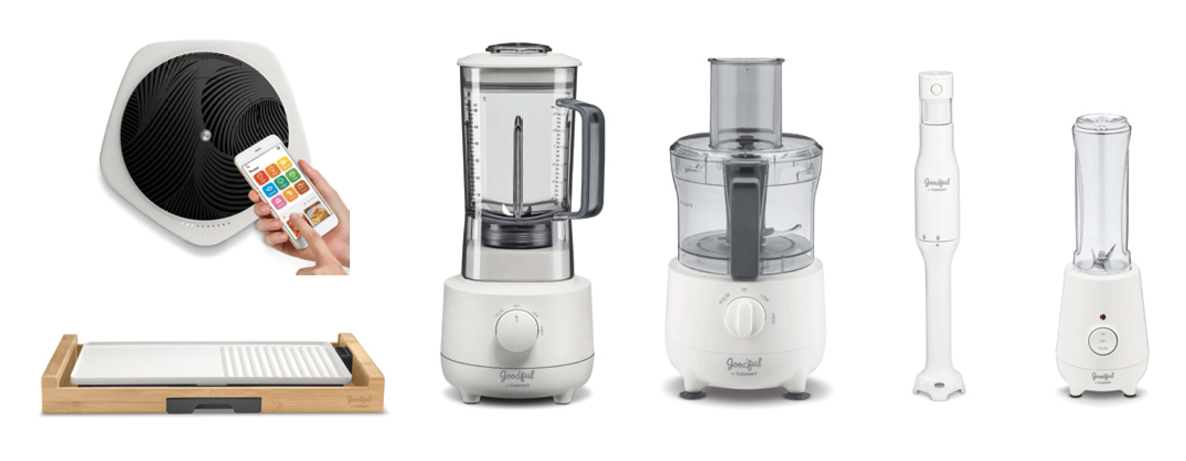 Parrilla de inducción Goodful by Cuisinart OT1500GF, White, medium